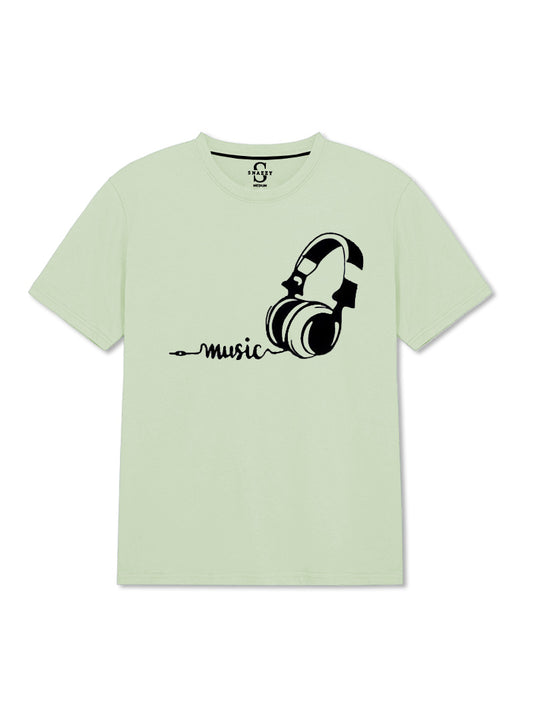 MUSIC ROUND NECK T-SHIRT BY SNAZZY