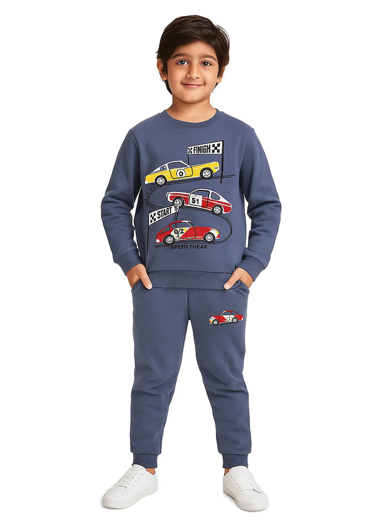 Kids fleece tracksuit set warm clothing Pakistan