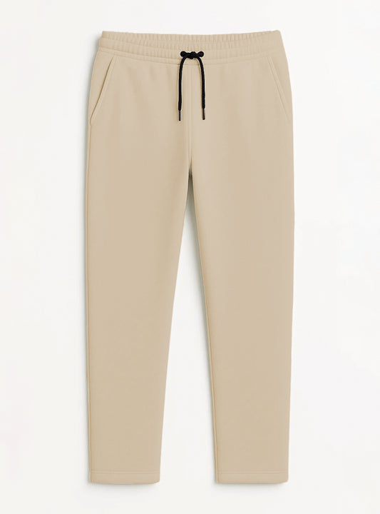 Modern Beige Formal Trousers