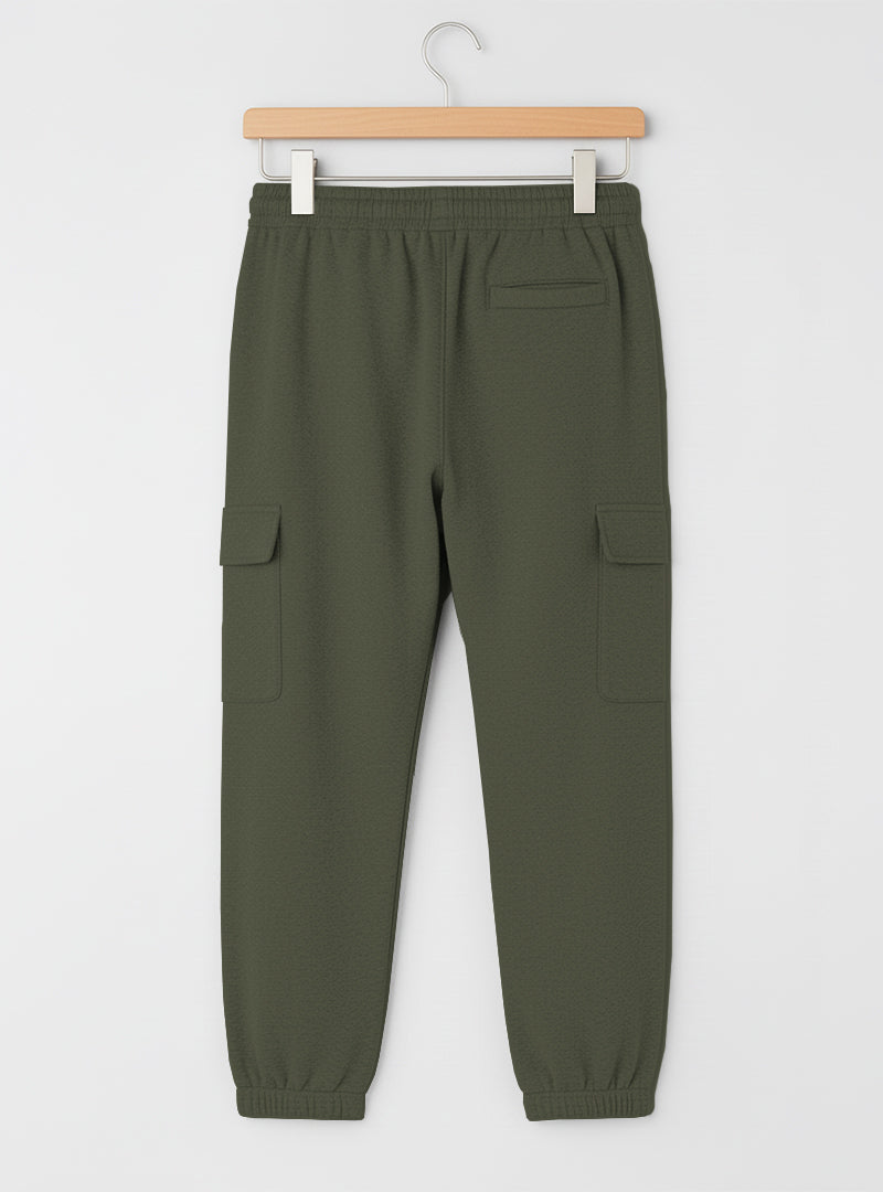 Men's Fleece Cargo Comfortable Trouser