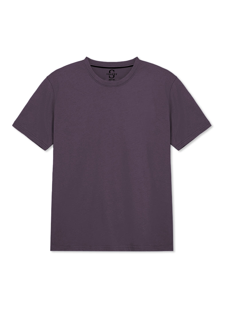 SOFT COTTON ROUND NECK MEN'S T-SHIRT
