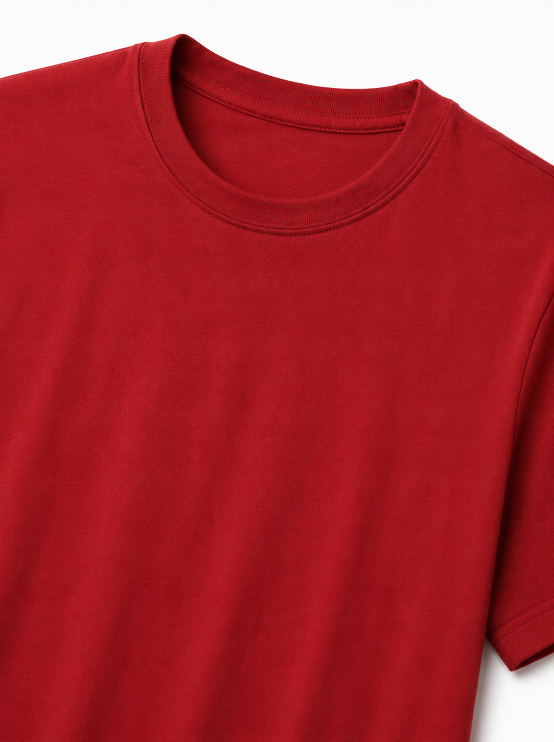 ROUND NECK MEN'S T-SHIRT BY SNAZZY RED