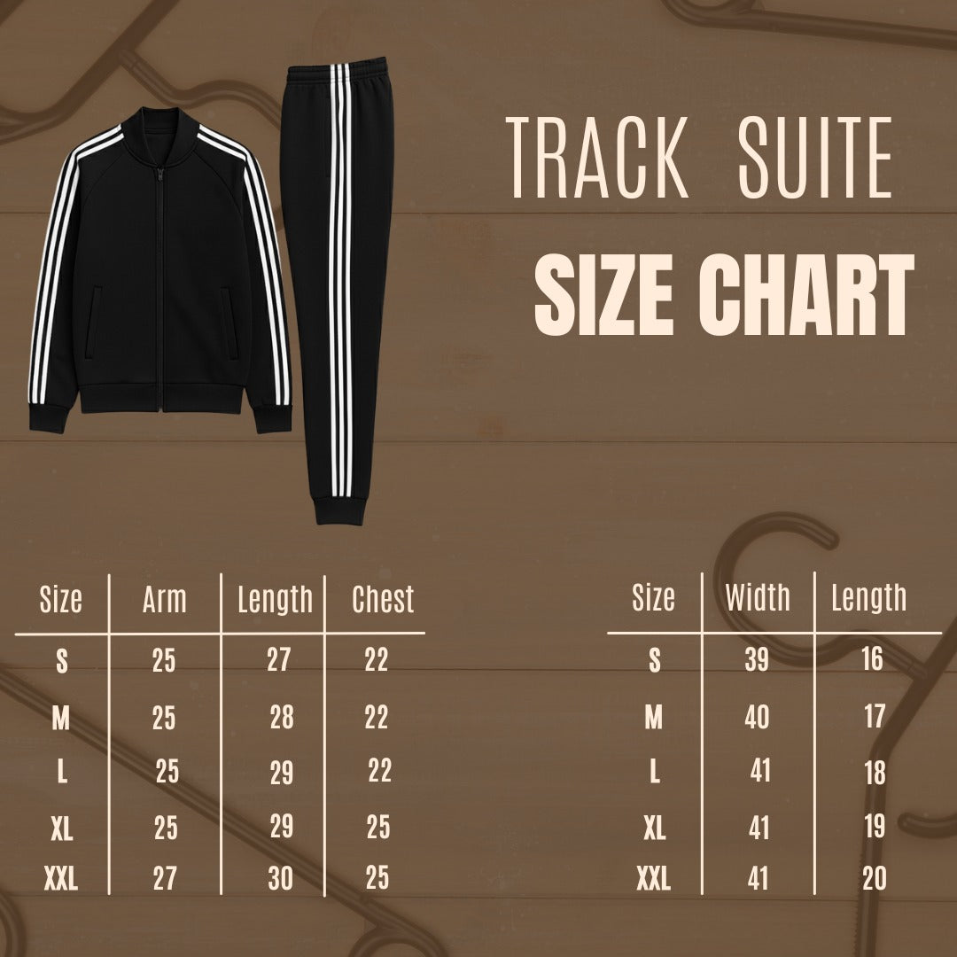 Men’s Black Graphic Tracksuit