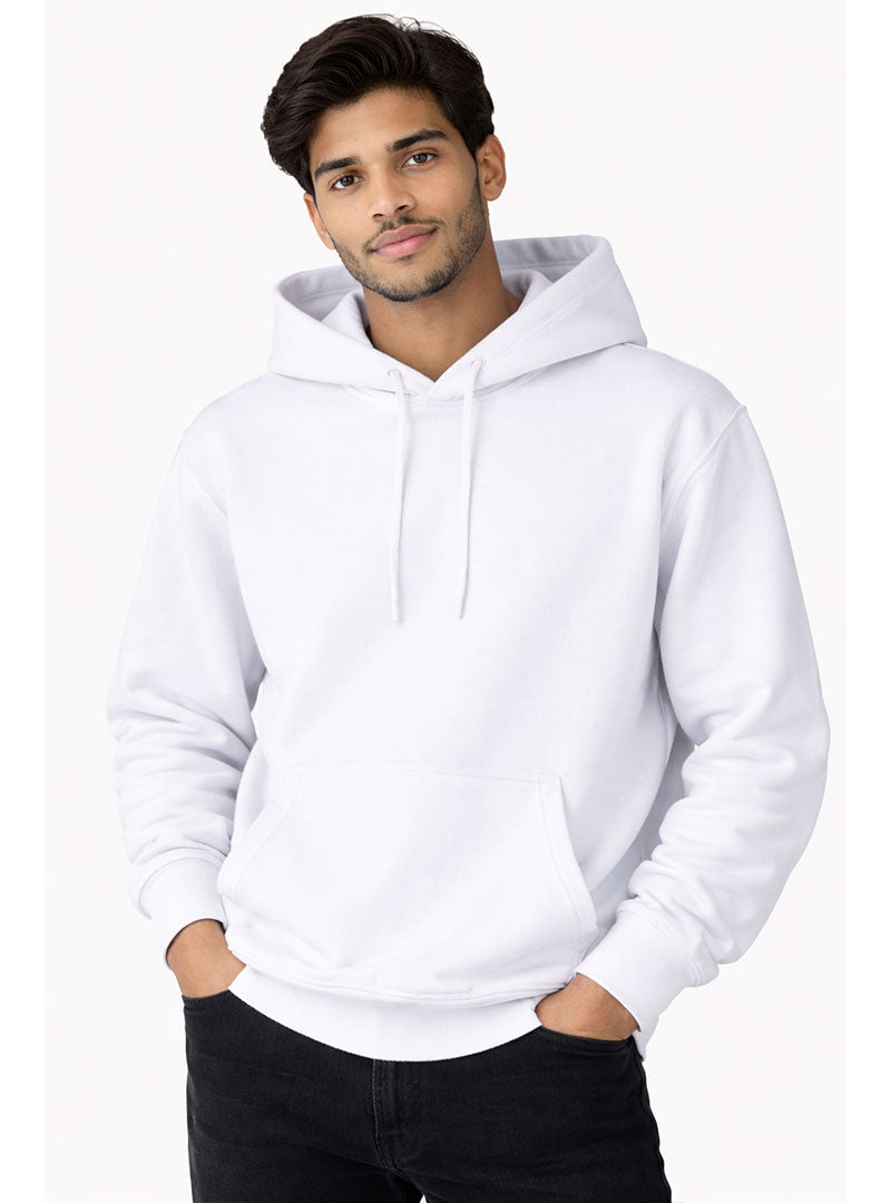 White Classic Pullover Hoodie