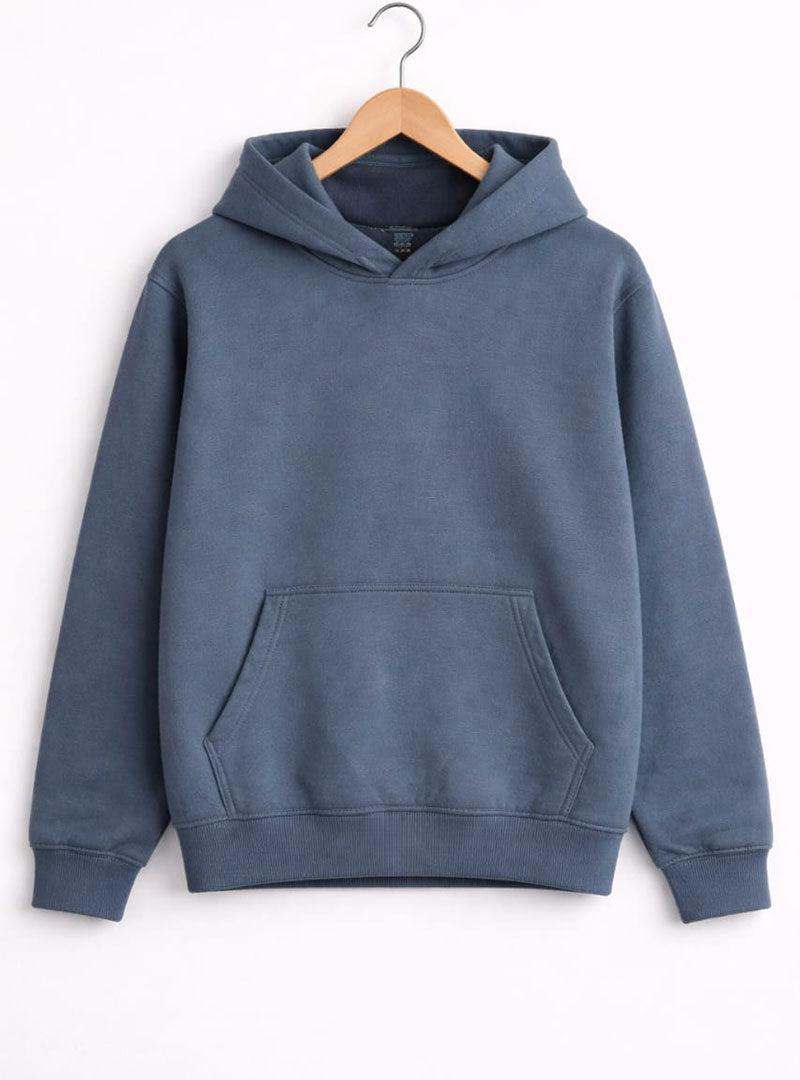 Slate Blue Classic Pullover Hoodie