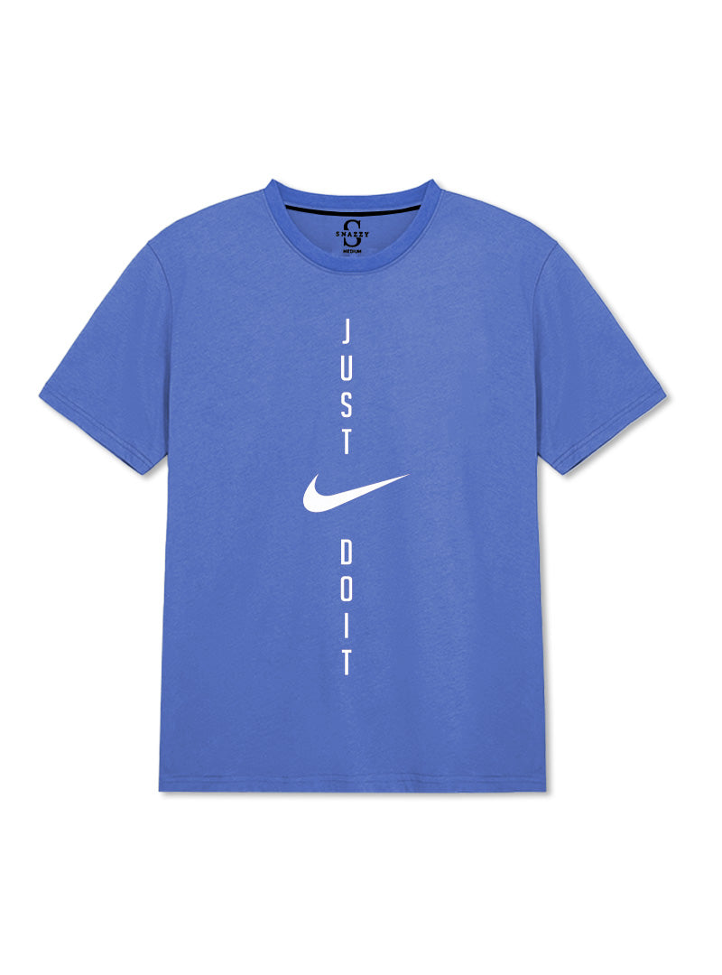 JUST DO IT ROUND NECK T-SHIRT BY SNAZZY