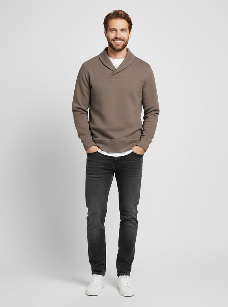 The Perfect Blend of Style and Function Shawl Collar Men's Sweatshirts