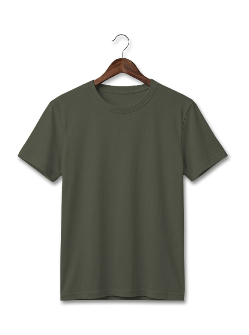 SOFT COTTON ROUND NECK MEN'S T-SHIRT