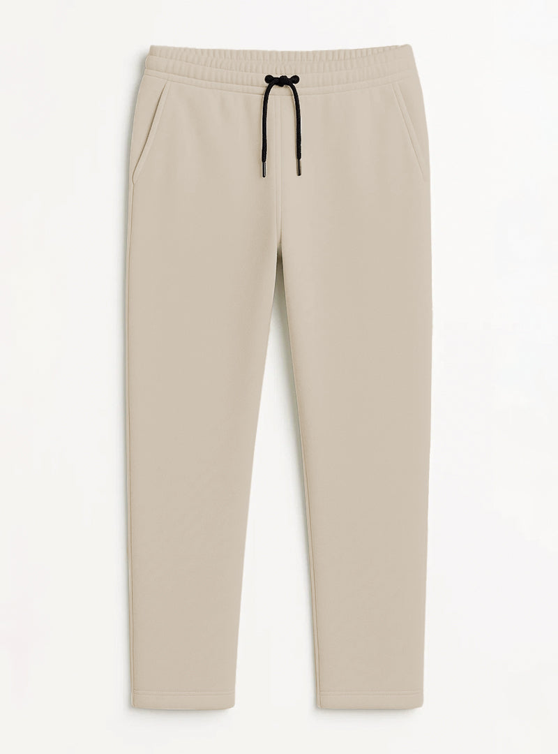 Classic Beige Slim Fit Trousers