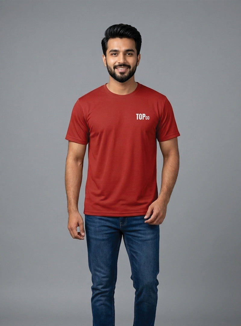 Mens Core Red Essential Tee