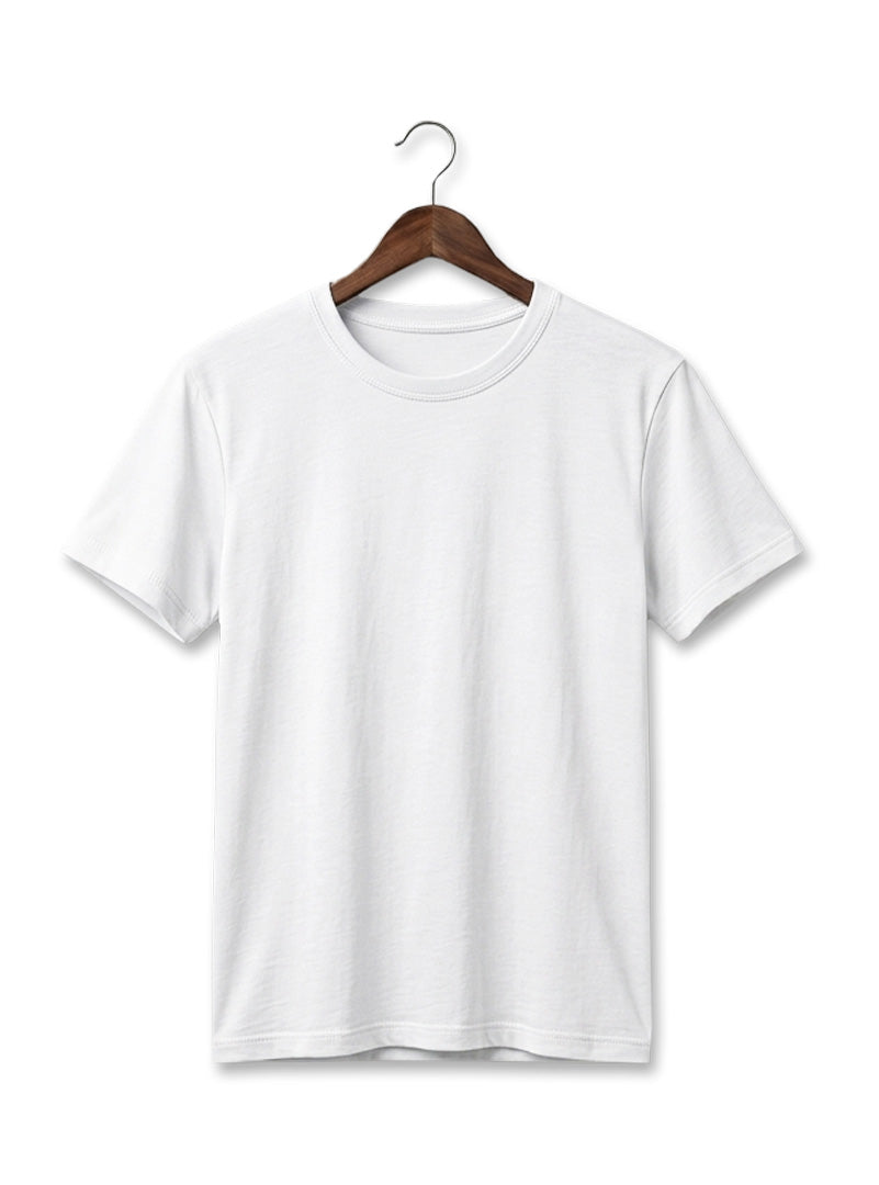 SOFT COTTON ROUND NECK MEN'S T-SHIRT