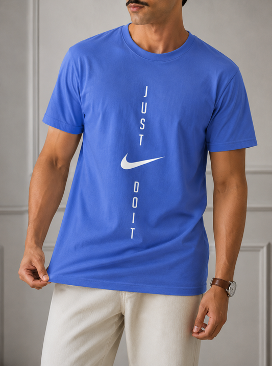 JUST DO IT ROUND NECK T-SHIRT BY SNAZZY