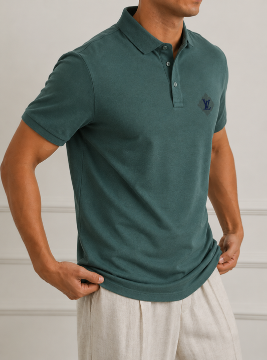 PREMIUM QUALITY MEN'S POLO T-SHIRT Lite Green