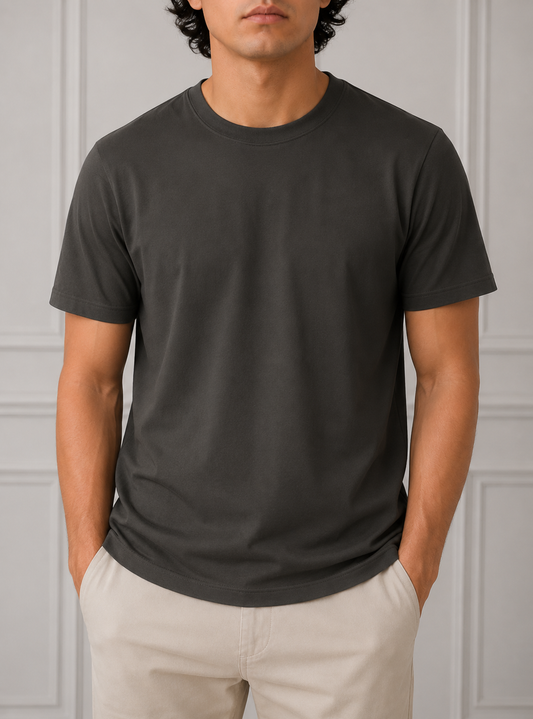 ROUND NECK  MEN'S T-SHIRT BY SNAZZY