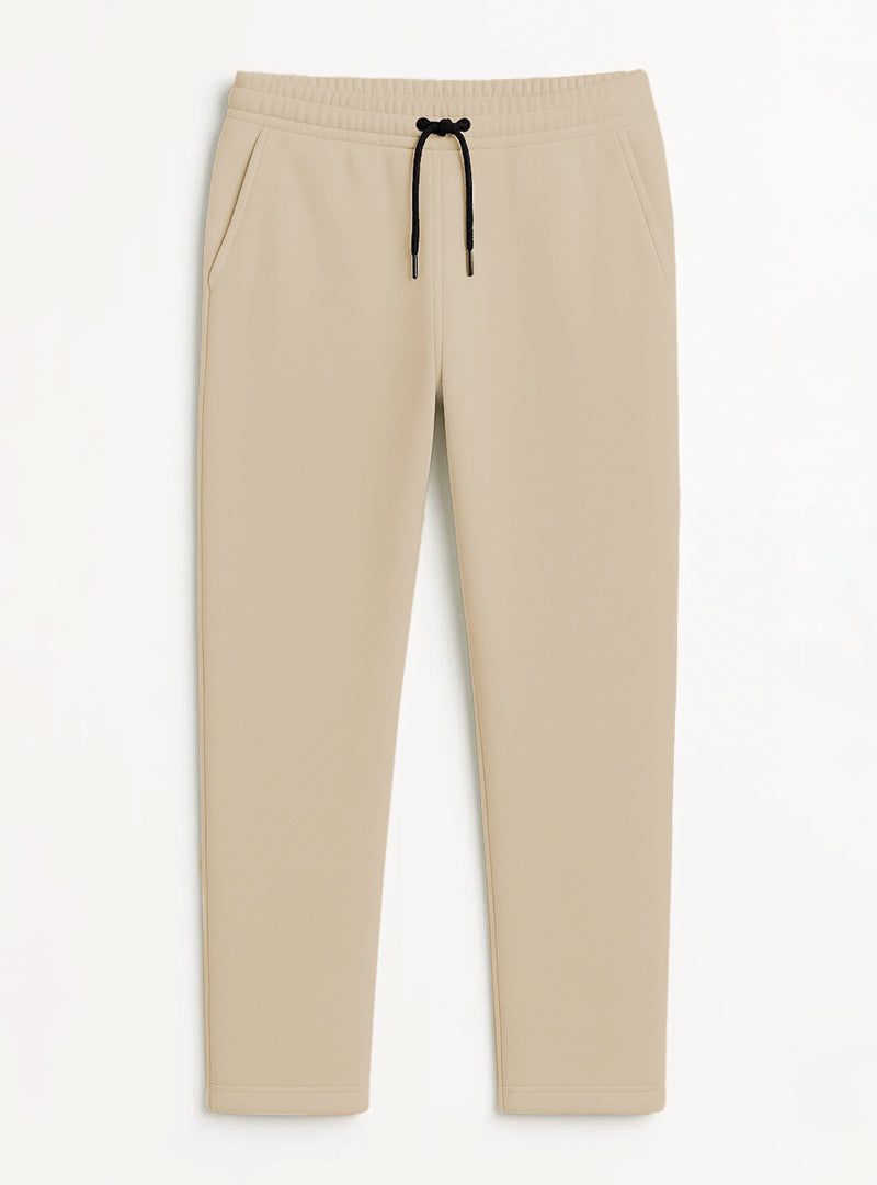 Modern Beige Formal Trousers