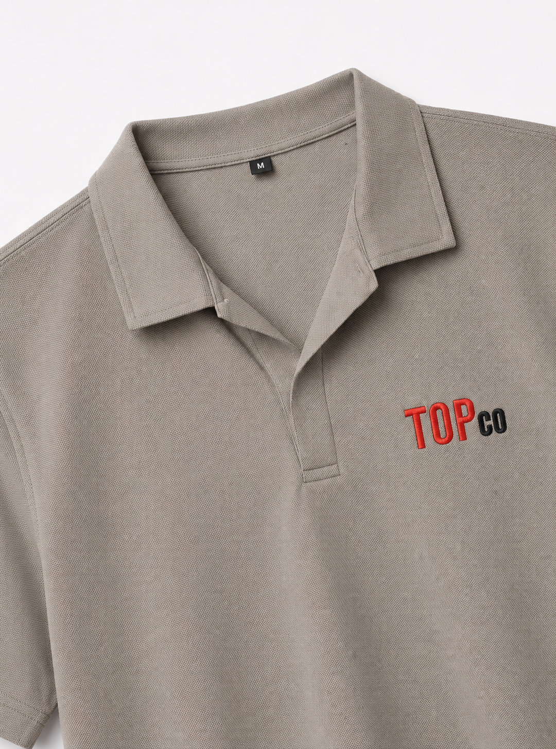 Men’s Stone Beige Collar T-Shirt
