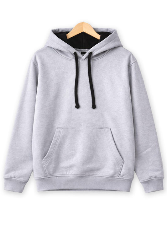 Light Grey Classic Pullover Hoodie