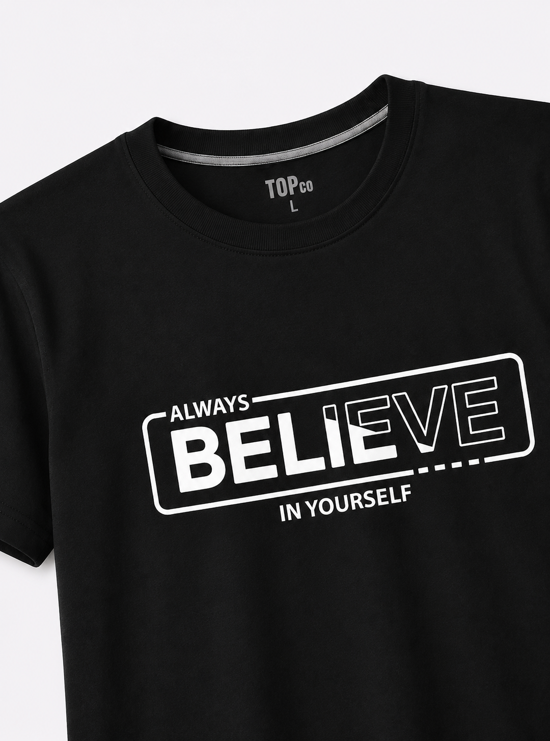 Mens Believe Graphic T Shirt