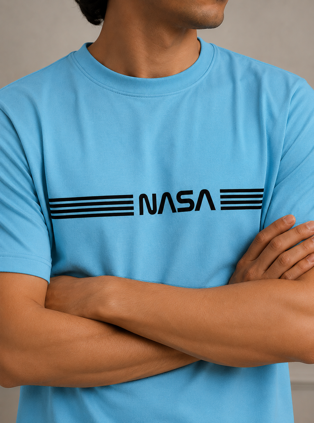 NASA ROUND NECK T-SHIRT BY SNAZZY