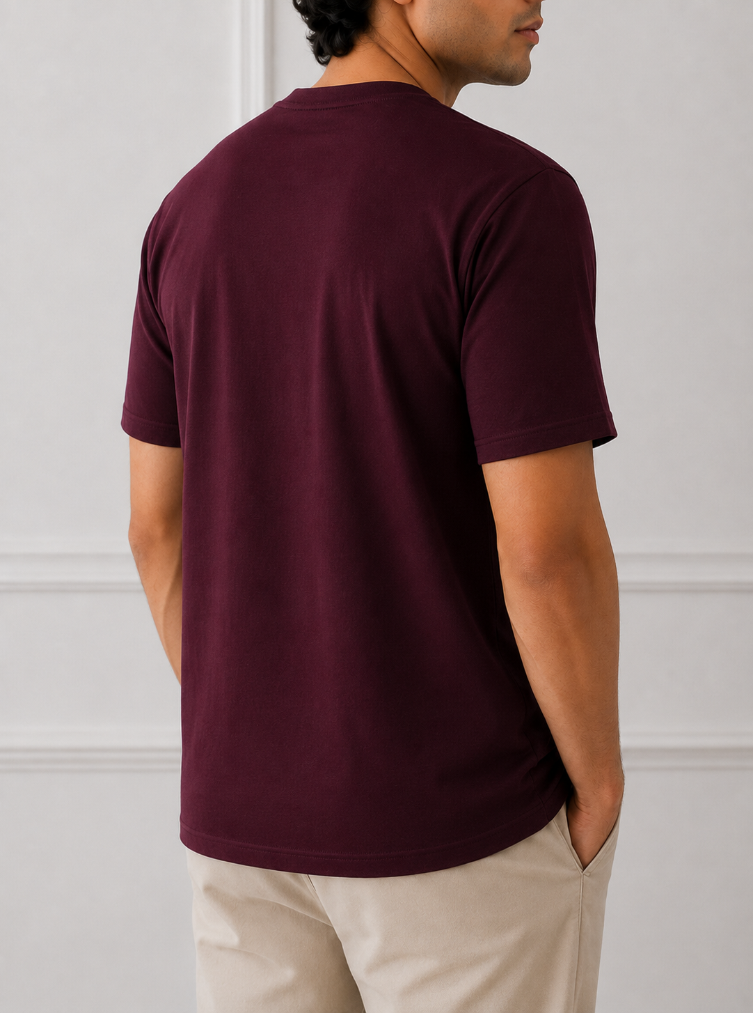 NEVER GIVE UP ROUND NECK T-SHIRT BY SNAZZY