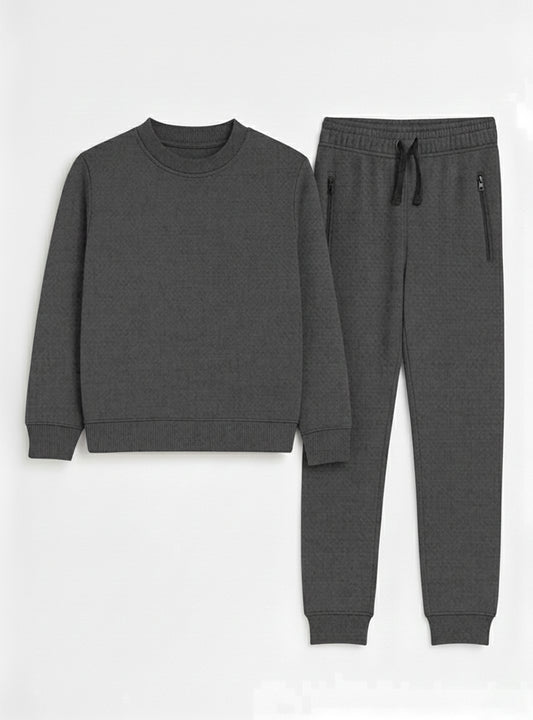 Essential Soft-Touch Crewneck – Minimalist Fleece Series