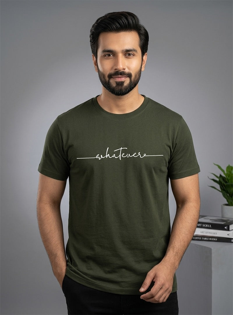 Mens Whatever Statement T Shirt