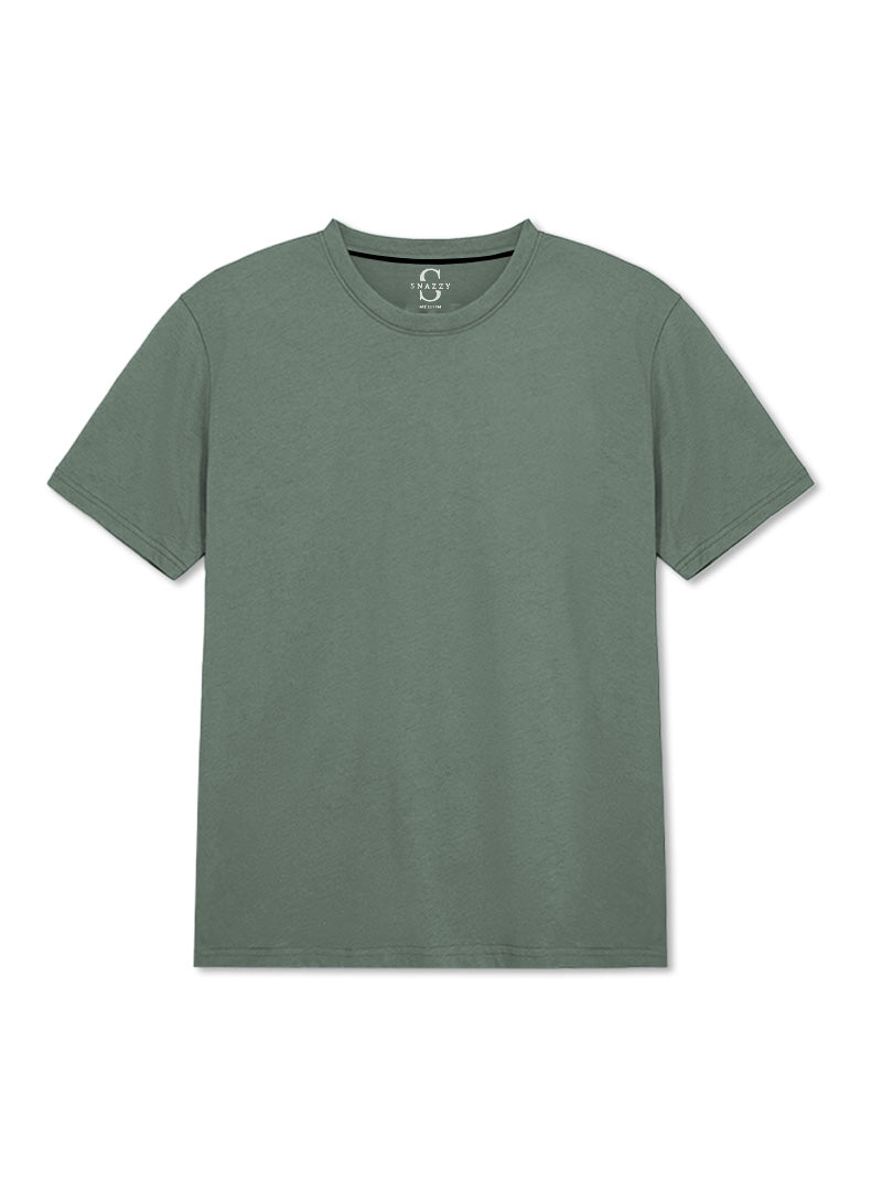 ROUND NECK  MEN'S T-SHIRT BY SNAZZY