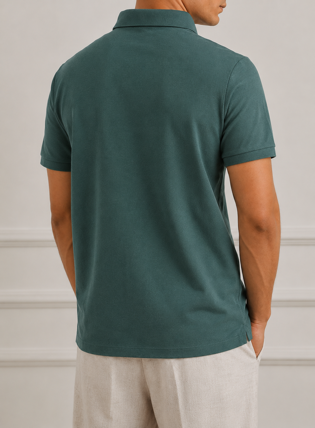 PREMIUM QUALITY MEN'S POLO T-SHIRT Lite Green