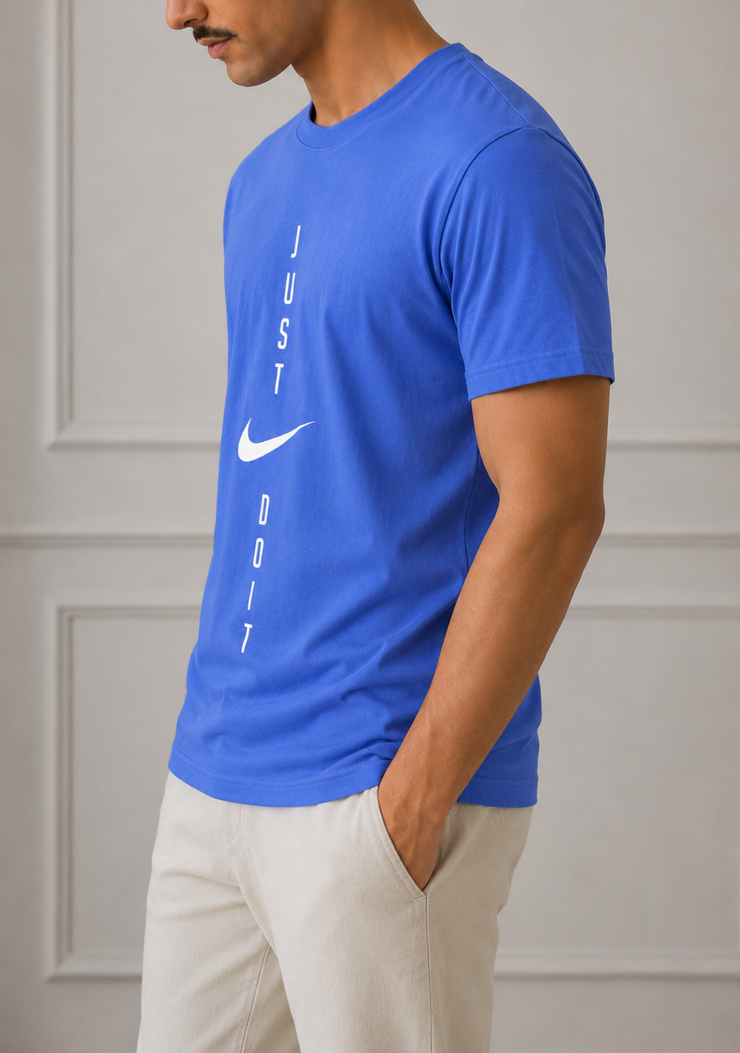 JUST DO IT ROUND NECK T-SHIRT BY SNAZZY