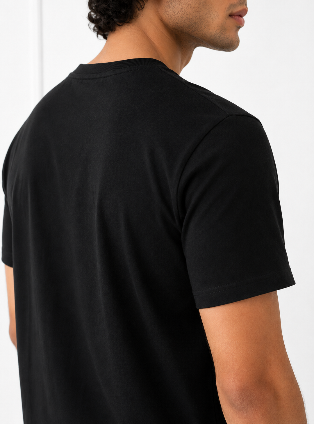 SOFT COTTON ROUND NECK MEN'S T-SHIRT