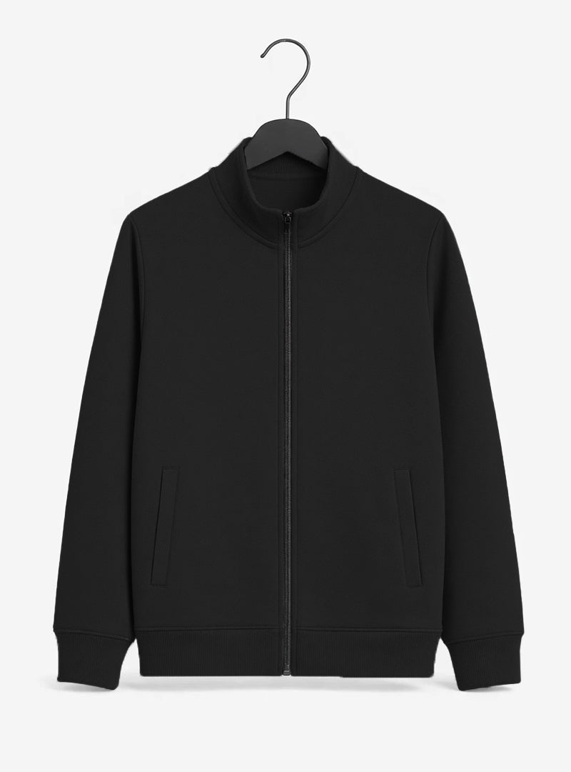 Jet Black Urban Comfort Fleece Jacket