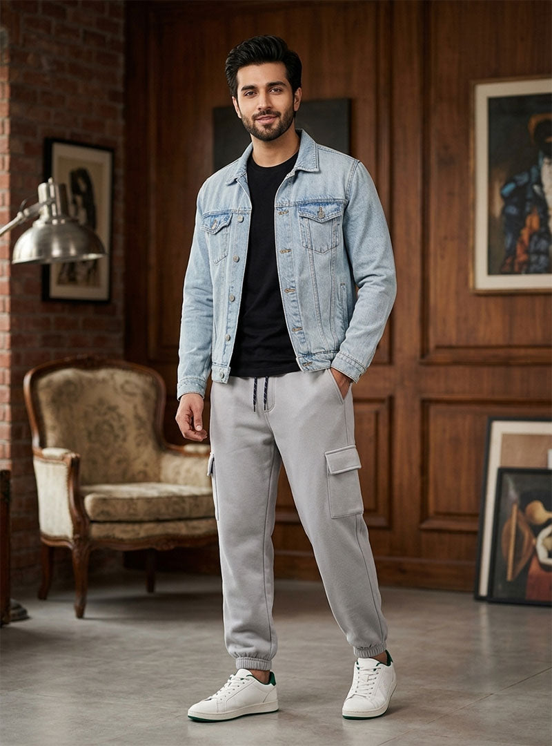 Silver Mist Cargo Trouser
