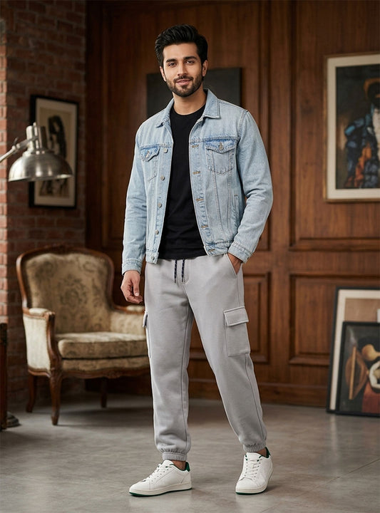 Silver Mist Cargo Trouser