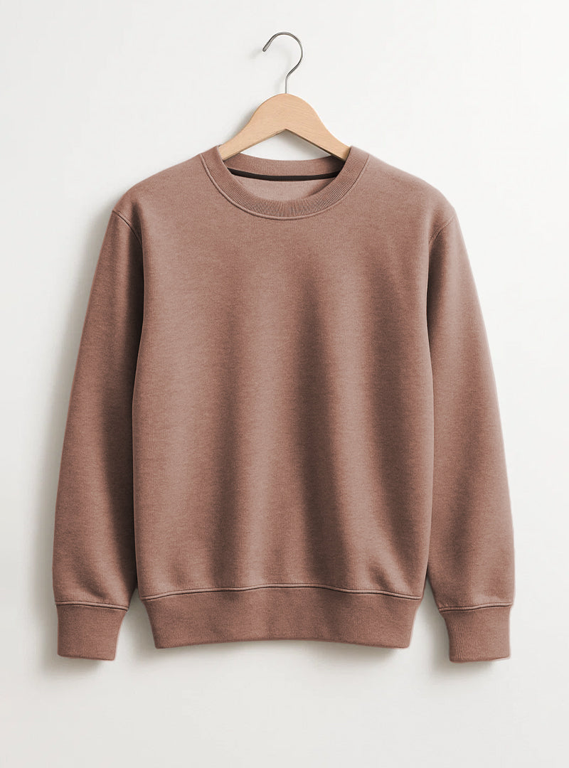 Soft Glow Toast Brown Classic Sweatshirt