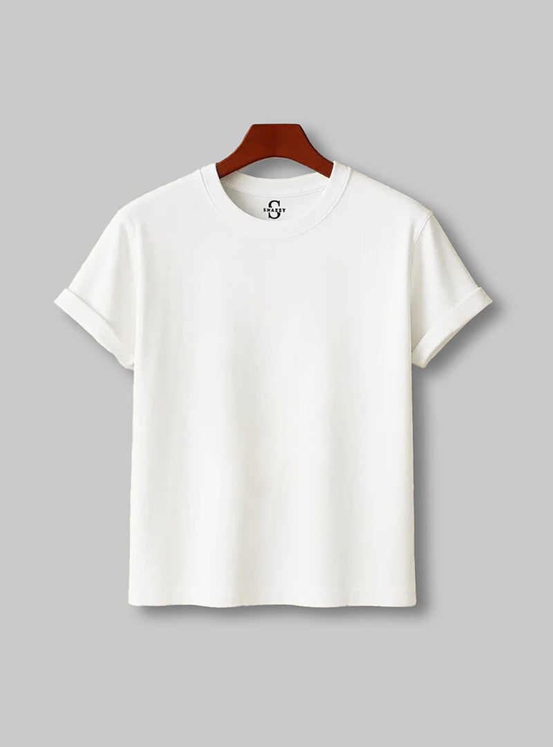 SOFT COTTON ROUND NECK MEN'S T-SHIRT