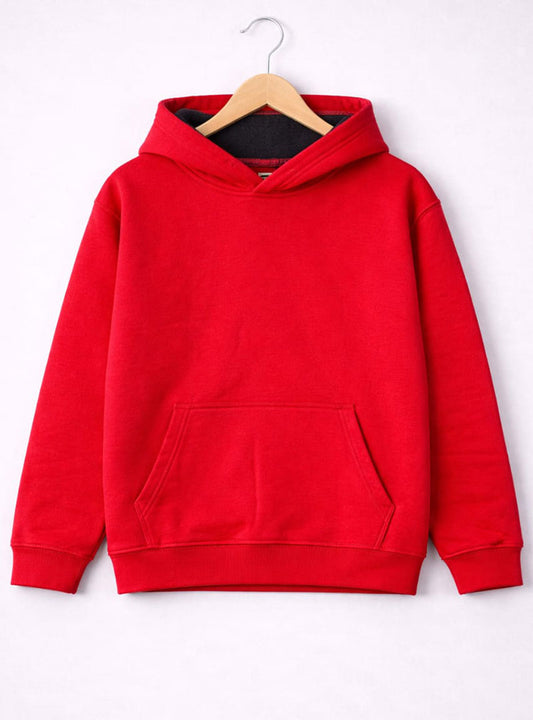 Red Classic Pullover Hoodie