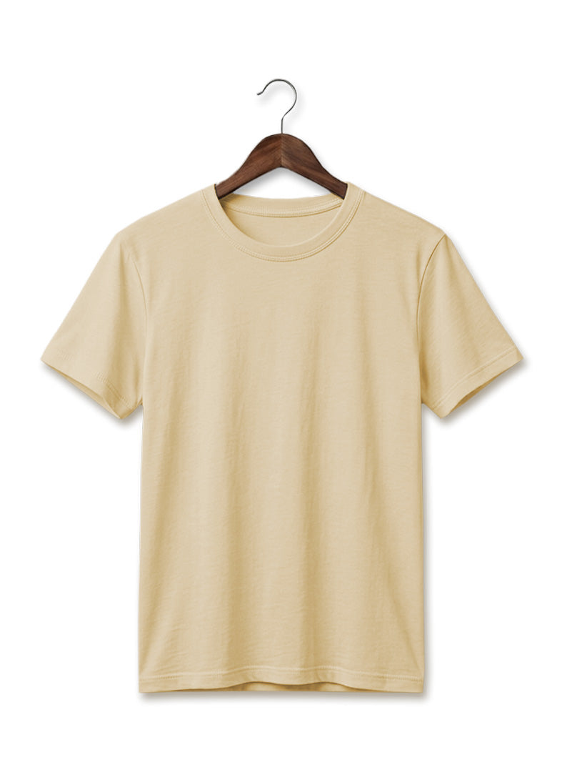 SOFT COTTON ROUND NECK MEN'S T-SHIRT