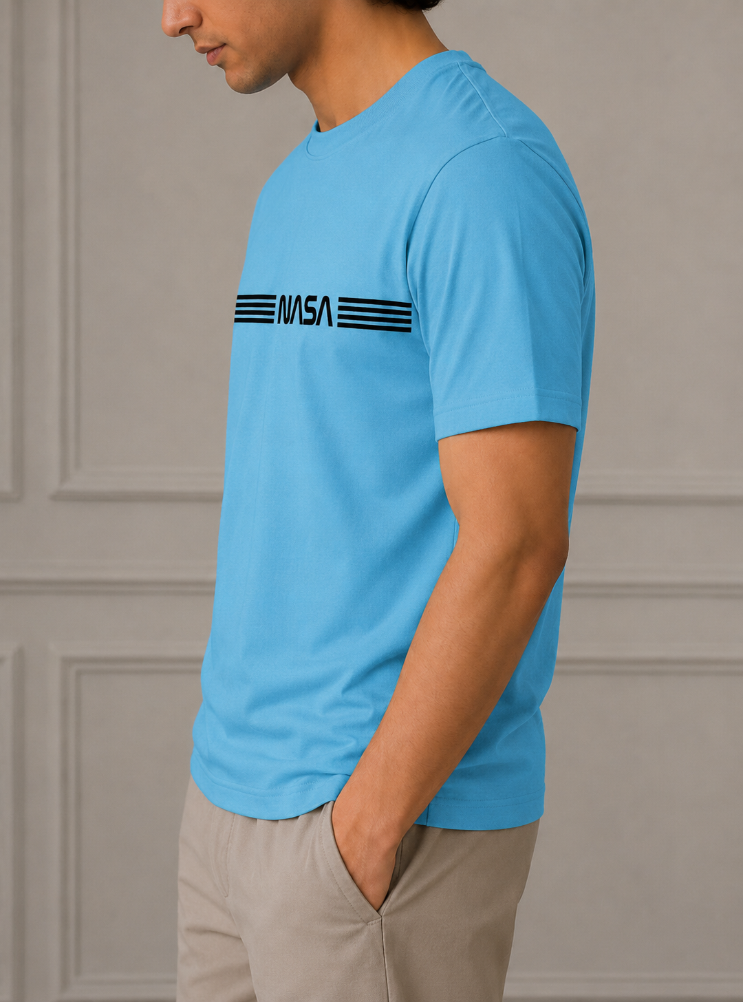 NASA ROUND NECK T-SHIRT BY SNAZZY
