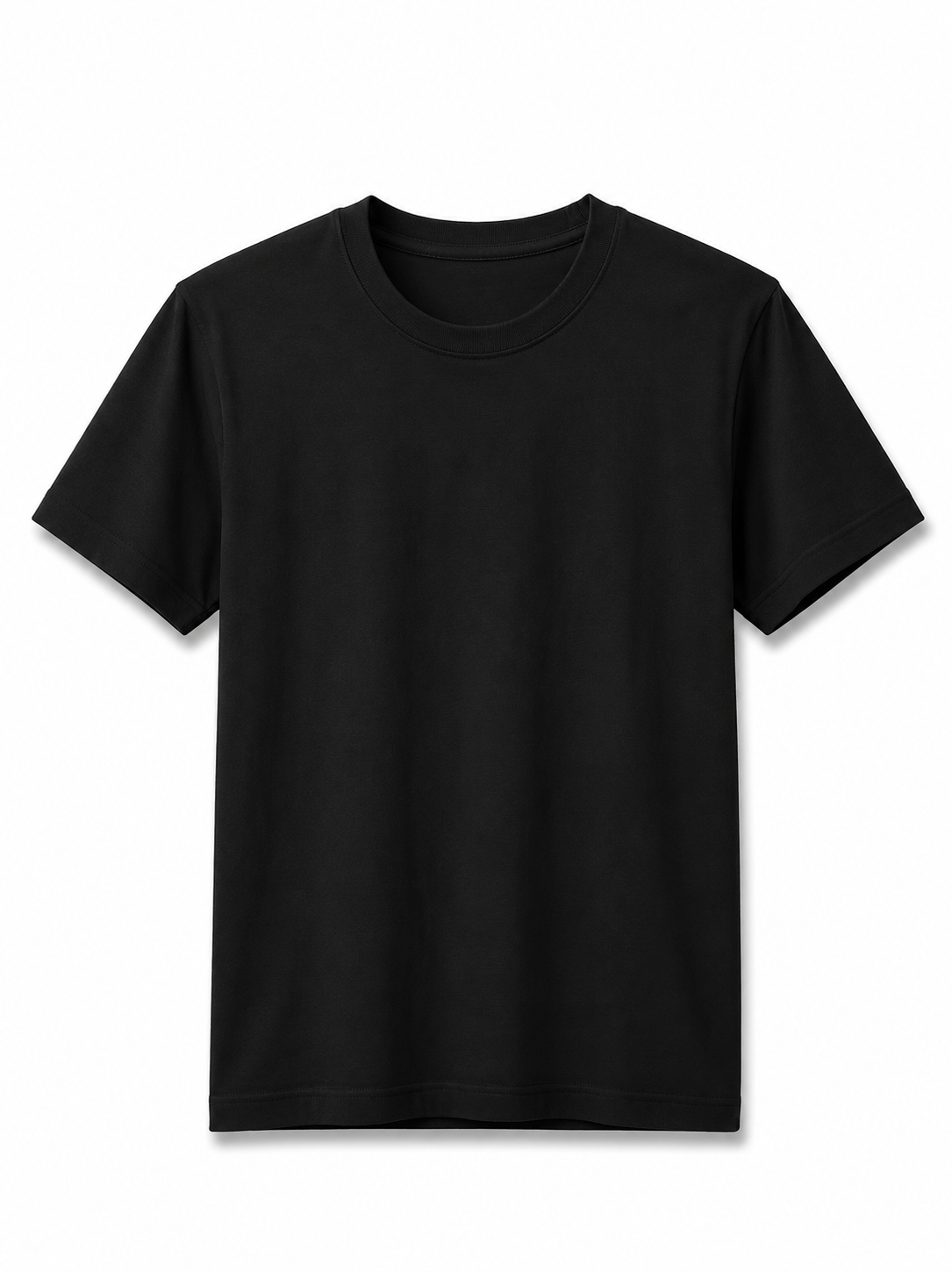 SOFT COTTON ROUND NECK MEN'S T-SHIRT