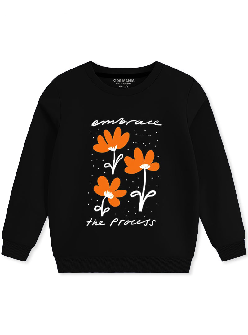 Comfortable fleece sweatshirt for Girls