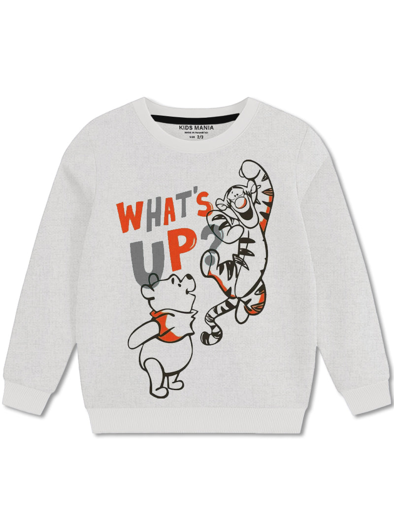 Warm fleece sweatshirt for boys
