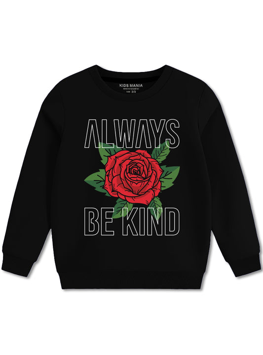 Always Be Kind Girls Sweatshirt – Trendy and Comfortable Winter Style