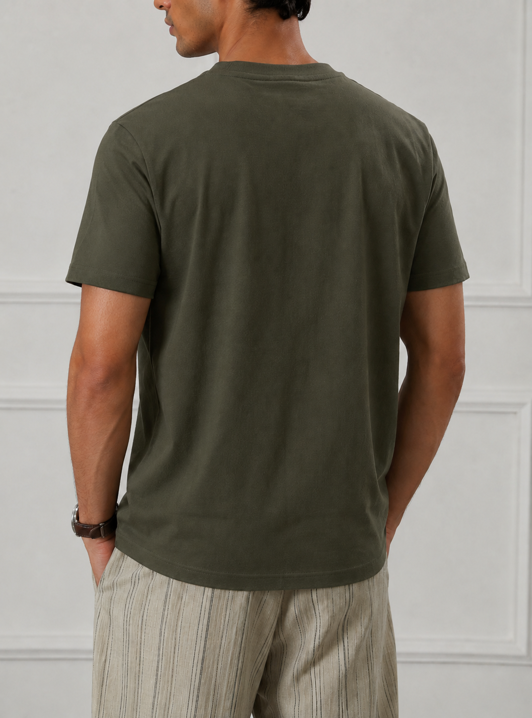 Mens Boston Script T Shirt