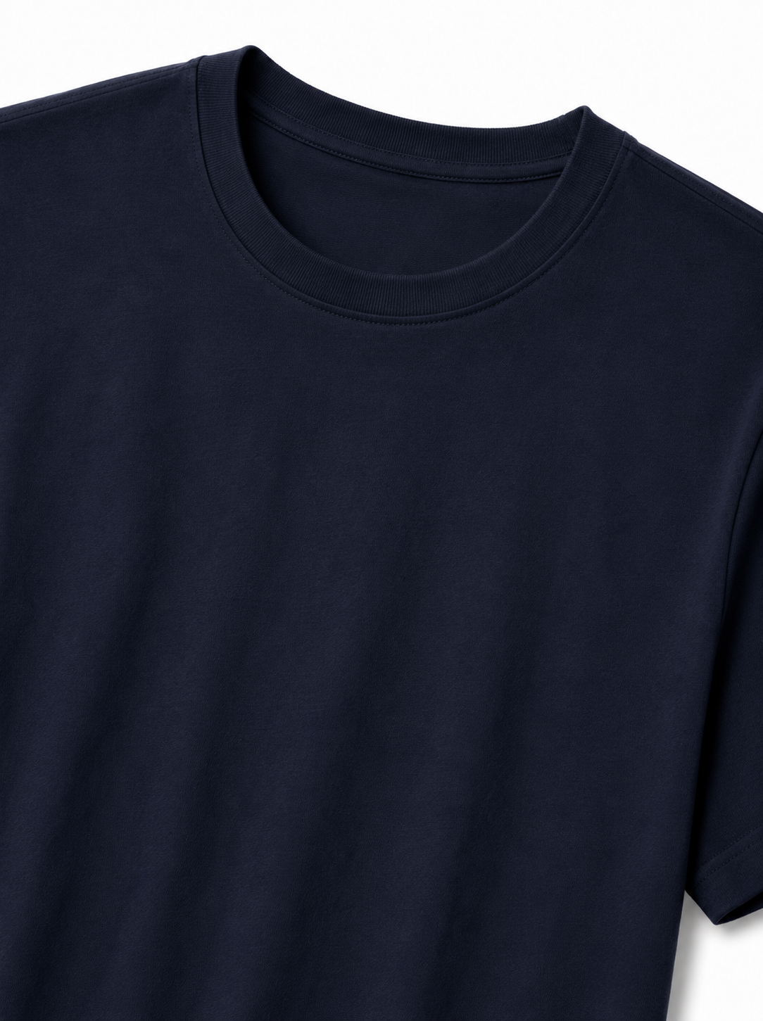SOFT COTTON ROUND NECK  MEN'S T-SHIRT Nevy Blue