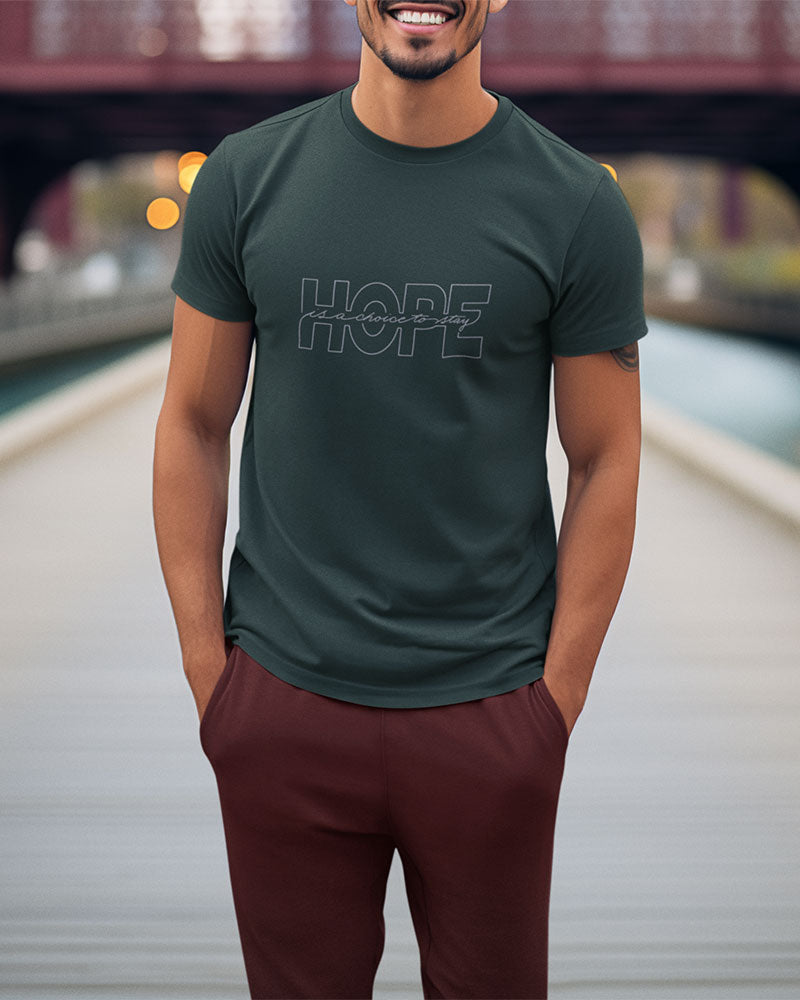 HOPE ROUND NECK T-SHIRT BY SNAZZY