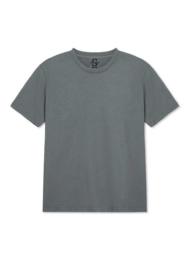 SOFT COTTON ROUND NECK MEN'S T-SHIRT