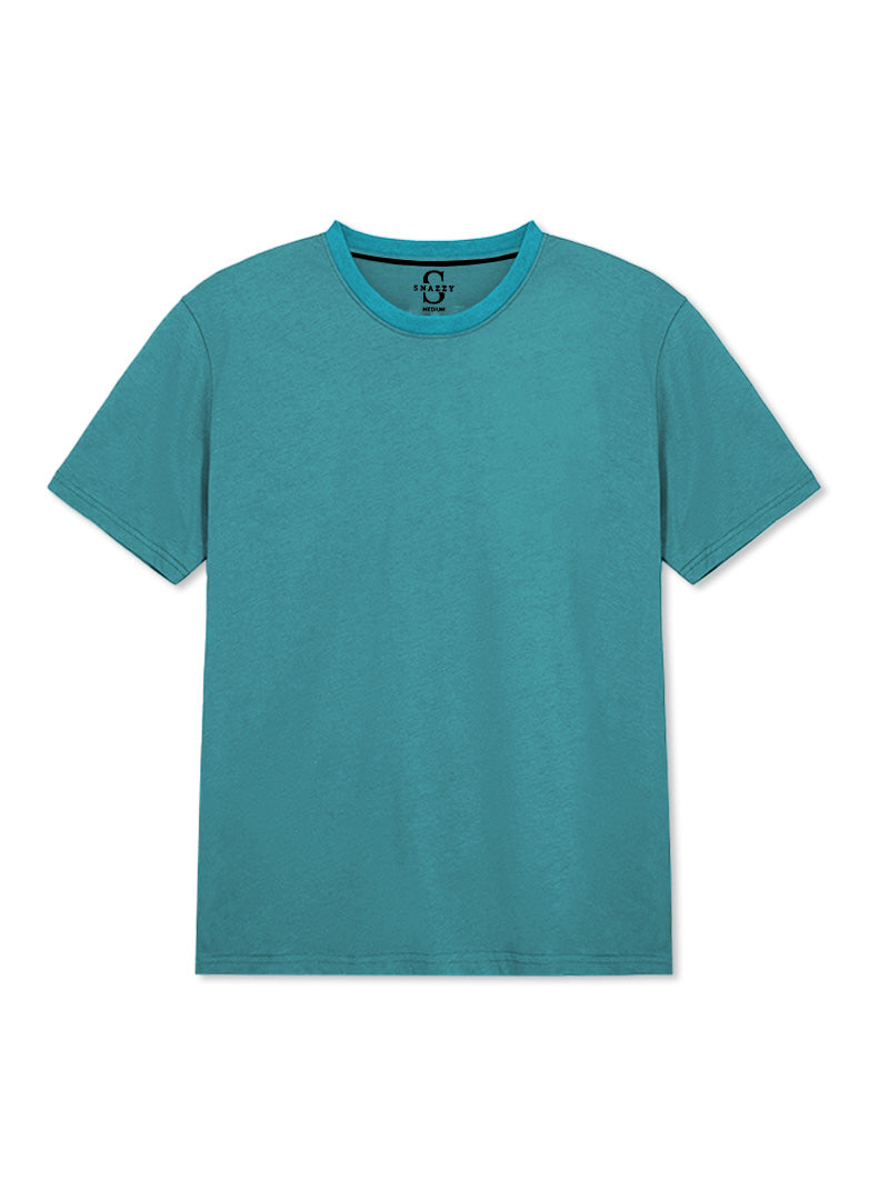 SOFT COTTON ROUND NECK MEN'S T-SHIRT