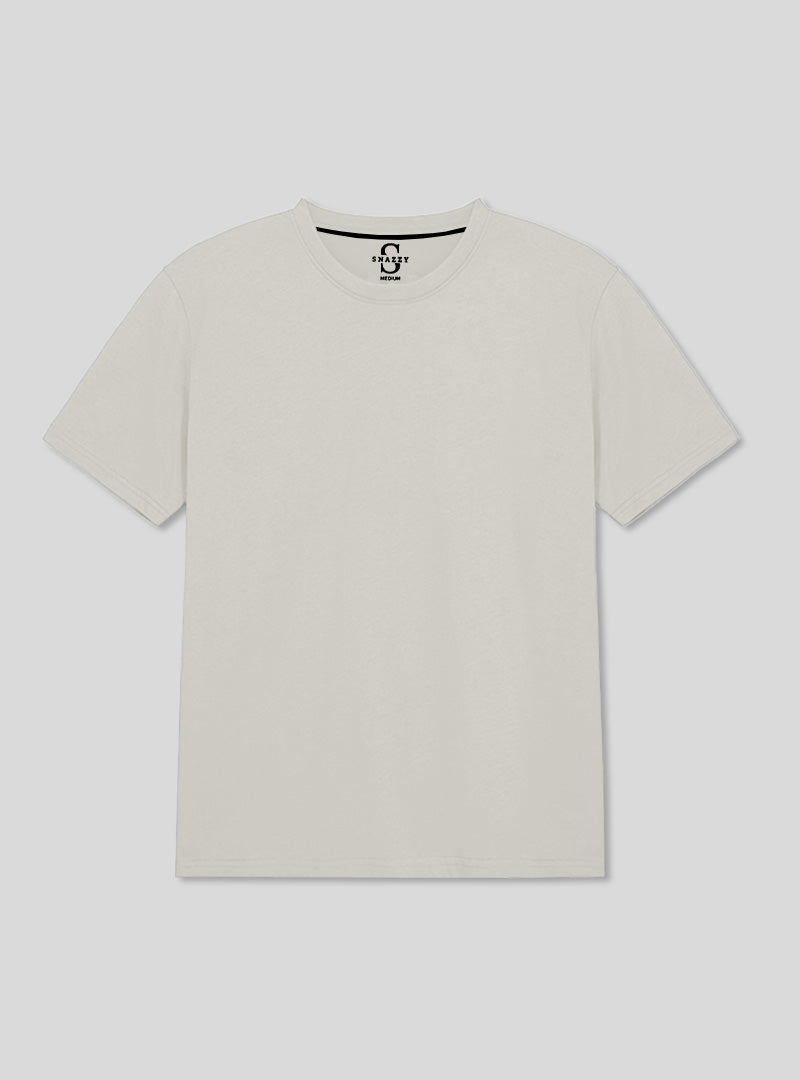 SOFT COTTON ROUND NECK MEN'S T-SHIRT
