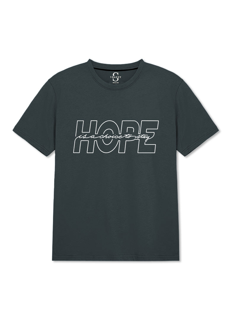 HOPE ROUND NECK T-SHIRT BY SNAZZY