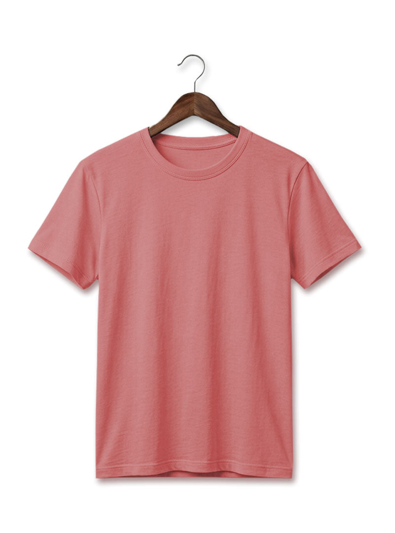 SOFT COTTON ROUND NECK MEN'S T-SHIRT Tonys Pink